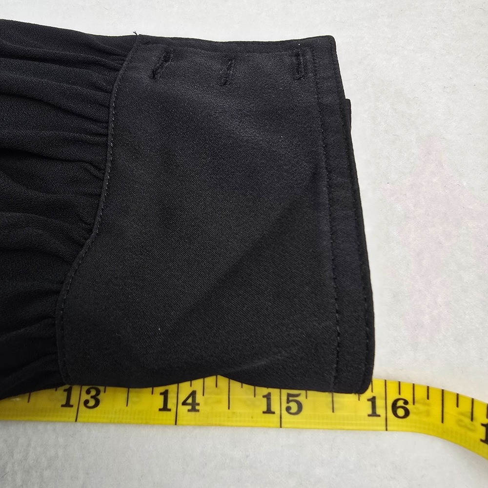 J Crew Dark Academia Dress Sz 0 Viscose‎ Satin Trim Goth Whimsigoth Schoolgirl - Picture 9 of 13